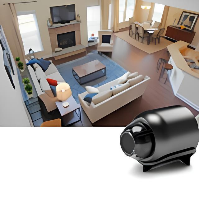 Micro Câmera de Segurança - MicroLens - Casa Descomplicada