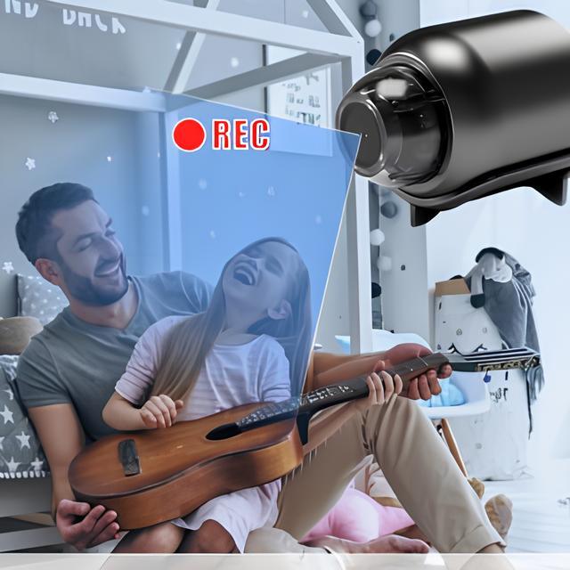 Micro Câmera de Segurança - MicroLens - Casa Descomplicada