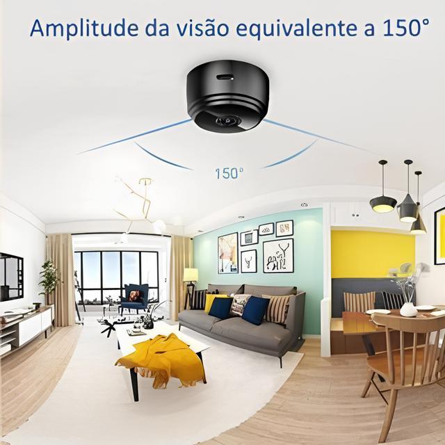 Micro Câmera de Segurança - MicroLens - Casa Descomplicada