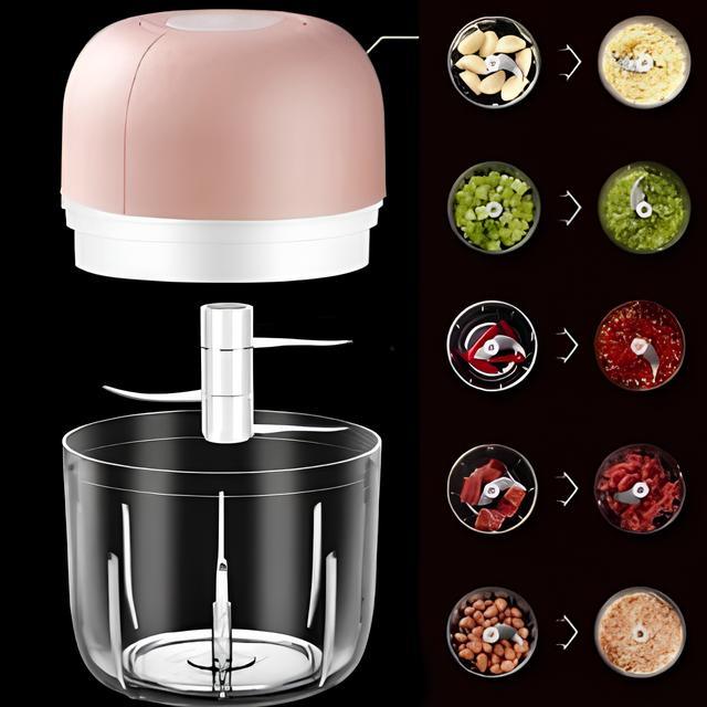 MiniMixer Triturador Elétrico Portátil - Casa Descomplicada